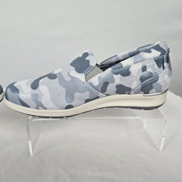 Walking Cradles Slip On Shoes Women's 9 Orleans Gray Metallic Camo W-104754 NIB - Picture 9 of 16